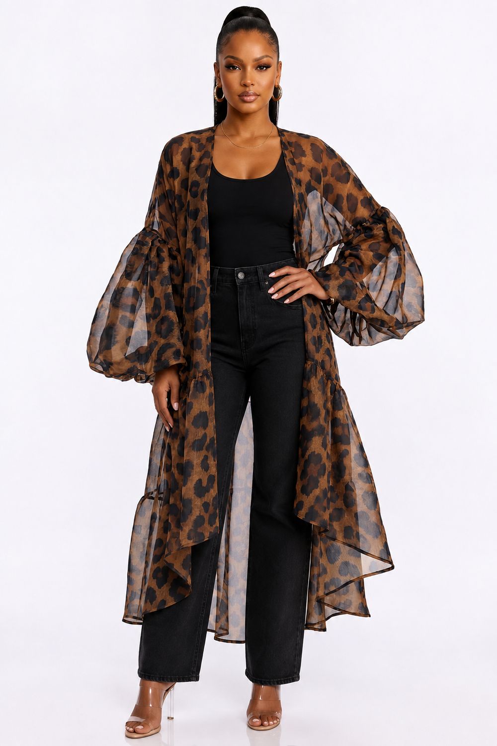 Coast To Coast Duster-Leopard