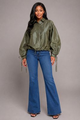 Around The Town Jacket-Olive