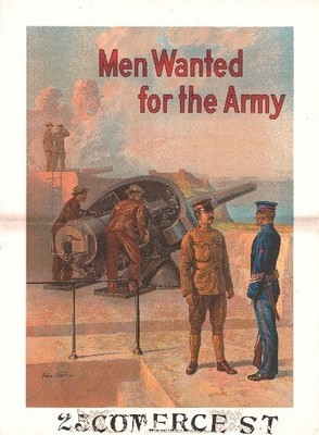 WWI Men Wanted Army