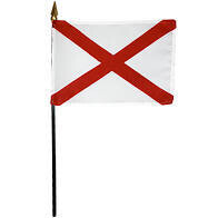 Mini Alabama State Flag