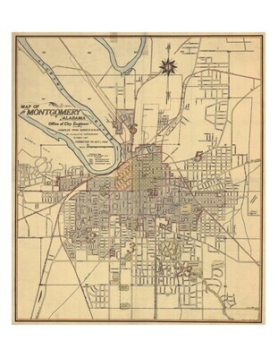 1942 Map of Montgomery