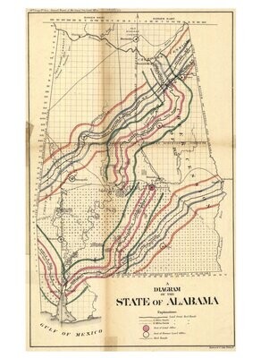 1866 Land Grant Railroad Map