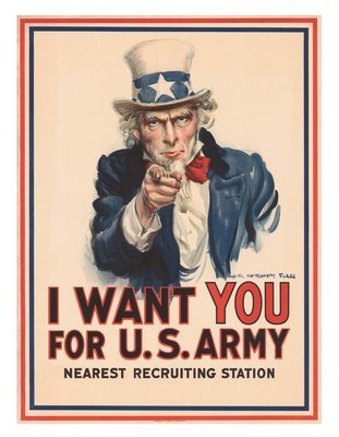 Uncle Sam WWI Poster