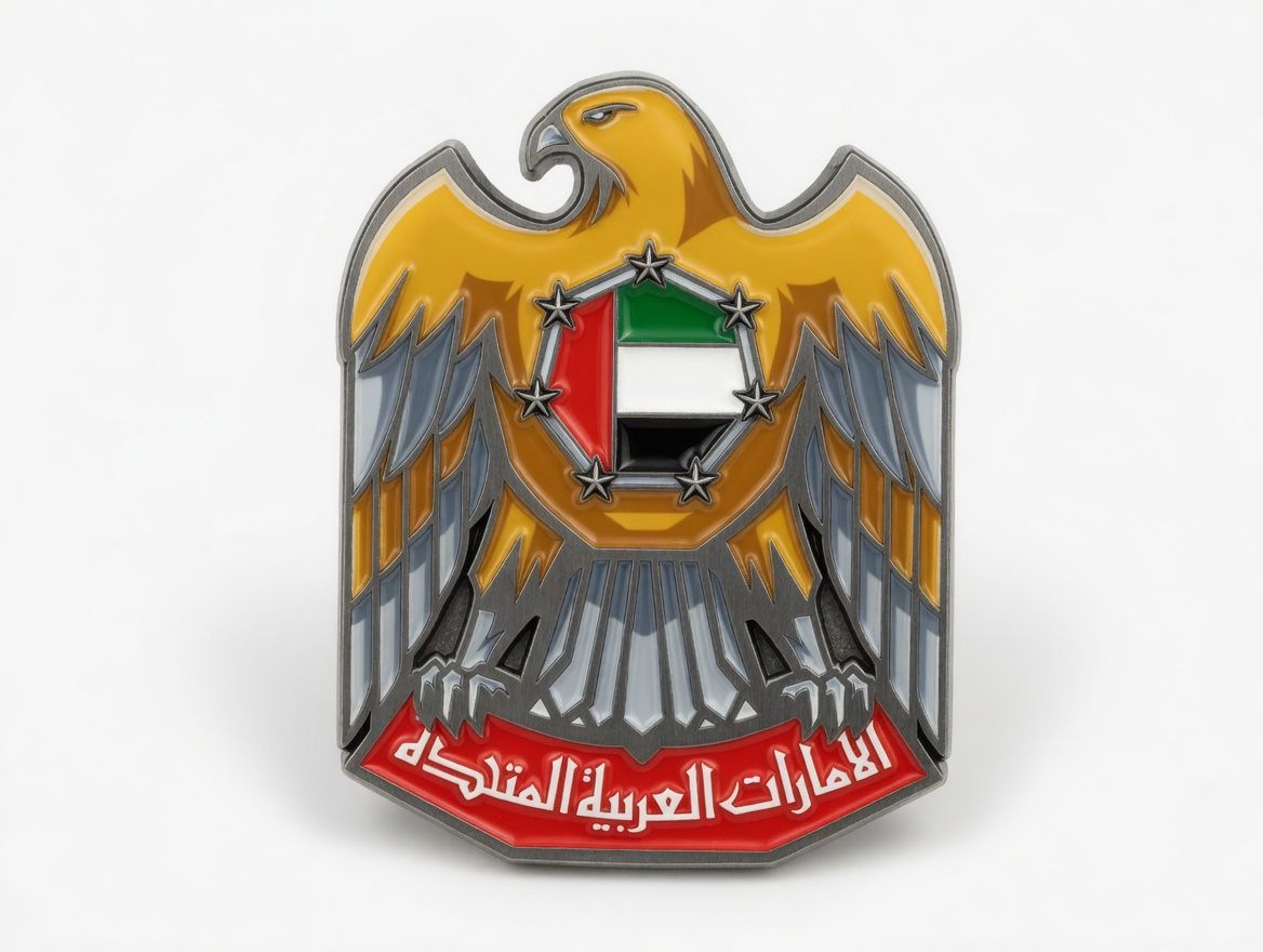 UAE Modern Emblem Magnet