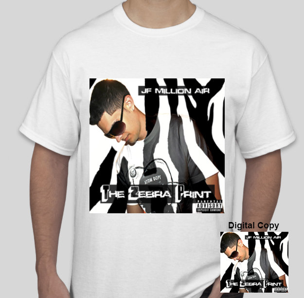 The Zebra Print Bundle (T-Shirt Plus Digital Download) Medium Short Sleeve