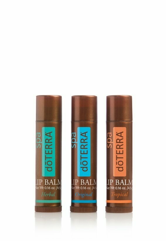 Natural Lip balm trio | Origninal - Herbal - Tropical