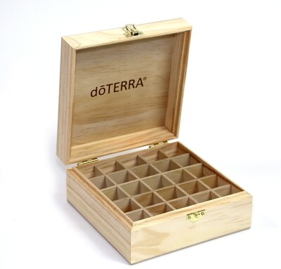 Accessories: Wooden essential oils storage box