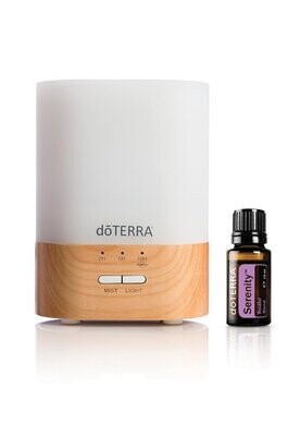Lumo diffuser set with Serenity essential oil blend