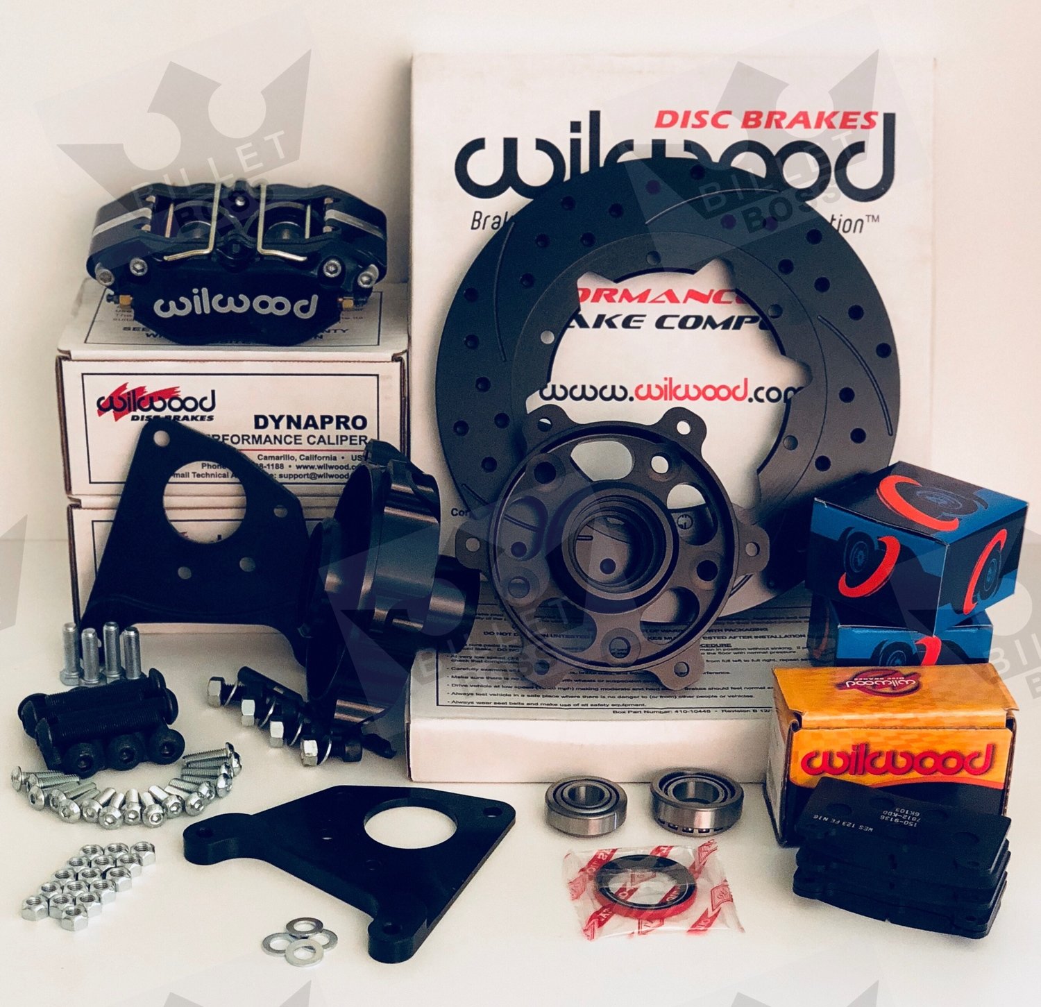 Brake Conversion Kit - R100/1300 Wilwood 11&quot; - 4 Spot Dust Boot