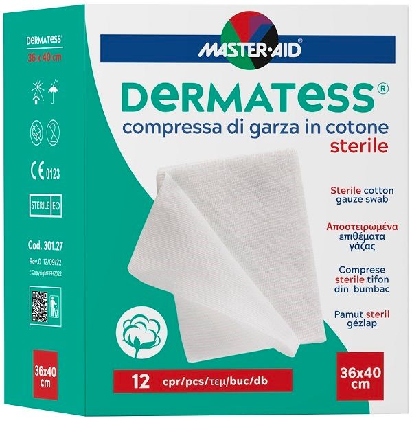 DERMATESS COT GARZA 36X40 12PZ