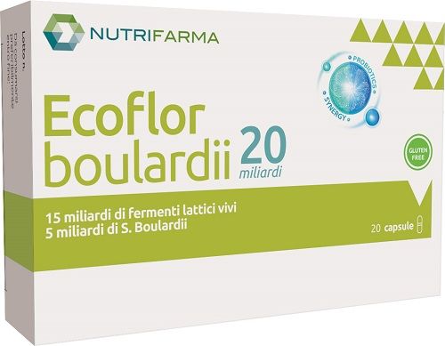 ECOFLOR BOULARDII 20MLD 20CPS