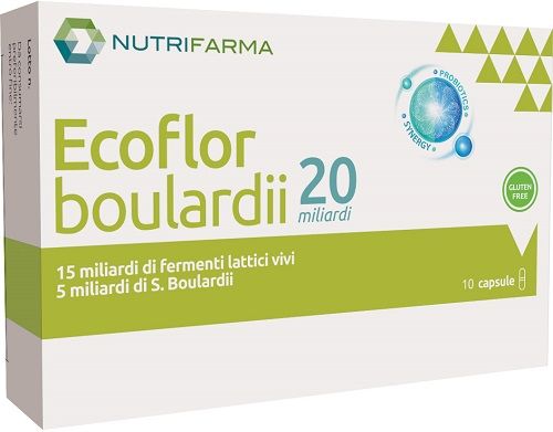 ECOFLOR BOULARDII 20MLD 10CPS ECOFLOR BOULARDII 20MLD 10CPS