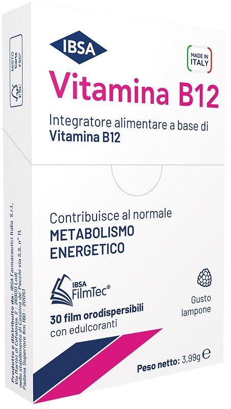 VITAMINA B12 IBSA 30FILM ORALI VITAMINA B12 IBSA 30FILM ORALI