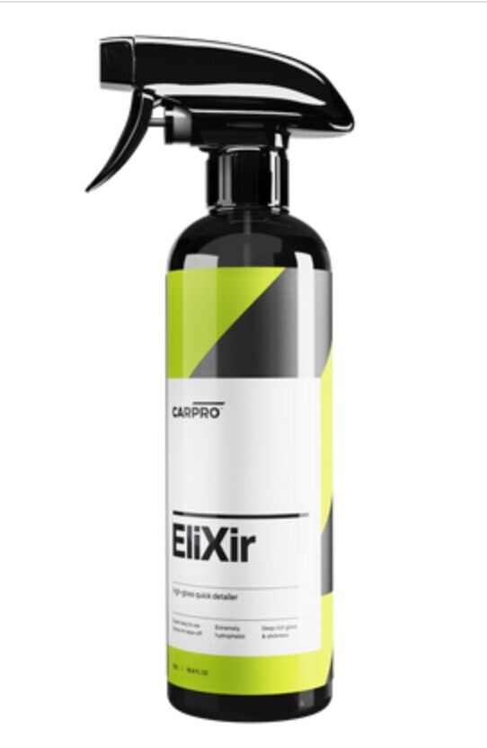 Beyond the incredible levels of gloss and its excellent hydrophobic nature, EliXir goes on easy as can be, applies in rain or shine, and lasts for weeks on end!