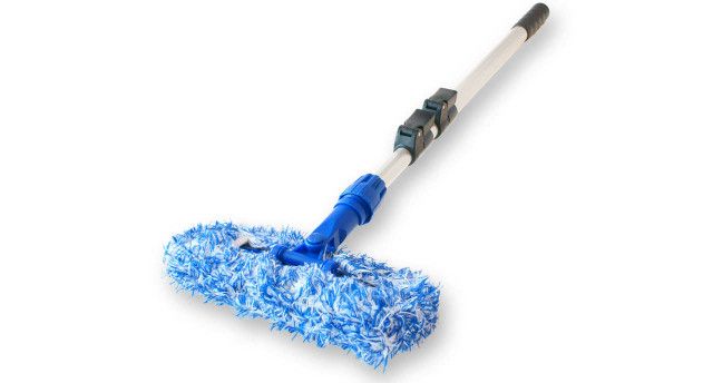 Microfiber Madness IncrediPole - Full Assembly - Made in Germany
Microfiber Madness brings their 100% unique, world famous, and award winning wash material to boats, RVs, and large vehicles around the world!

True innovation and quality takes time! After nearly 2 years in development the Microfiber Madness IncrediPole has ARRIVED!! The highest quality tool on the market for washing trucks, RVs, SUVs, Boats, car roofs, and more is available and in stock now! No other pole-mounted tool in the world comes close to the functionality, safety, or quality of the IncrediPole!

First shown at SEMA in Las Vegas, the IncrediPole features a telescopic high grade yet lightweight telescopic aluminum pole assembled to a custom-built high strength plastic head unit and of course a removable Incredi-cover!! In typical Microfiber Madness fashion they created the &quot;head&quot; of the unit to fit perfectly into a typical &quot;Grit Guard&quot; bucket, so you can easily dunk it to get fresh wash solution or even use it against a Grit Guard Washboard to clean the cover during use. With reach capabilities from 2 feet when &quot;collapsed&quot; up to 5 feet when fully &quot;extended&quot; you can reach a wide variety of areas and store the unit with ease! Finally, the cover is easily removed at your discretion for easy washing in the machine if you like or low cost replacement over the years. If you prefer to save some money by purchasing only the head unit &amp; cover to attach to your own extension pole, then please note intake of the head unit has a diameter of 0.94&quot;.

The Incredi-fabric wash media consists of a thin sponge like material built into the microfiber cover, which absorbs water from the bucket providing wash solution to be released equally over your wash area. The plush custom blended fibers are designed to remove dirt particles from your paintwork and trap them in the fabric until it is rinsed, minimizing the chances of swirls. Of significant importance, the Incredipole releases dirt particles with EXTREME ease when rinsed! The high strength plastic head (or &quot;plate&quot; as we like to call it) offers extreme durability for professional detail shops while the unique Incredi-fibers allow the mitt to glide smoothly across the surface.

As previously noted the Incredipole consists of 2 parts, which you may purchase as a full assembly OR separately. For Microfiber Madness it was VERY important to have the entire unit fabricated of high quality materials in Germany. Certainly they could have purchased lower quality poles much cheaper from China in order to make higher profits but that does not fit with the Microfiber Madness way of doing things! Because Microfiber Madness wanted to provide an option for their customers to purchase the IncrediPole tool at the best price possible they also created an option with no pole. So for those that have their own pole already or have no qualms with purchasing a lower quality pole, they may purchase the IncrediPole Plate w/ Wash Cover and install it on a different pole if they wish. You may also purchase additional wash covers for simple low cost replacement if the fabric wears out over the years. 