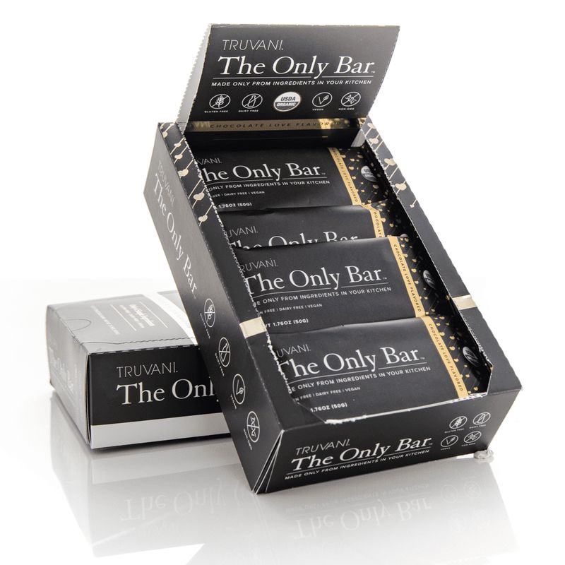 Truvani - Box of The Only Protein Bars Chocolate Brownie - 12 Bars