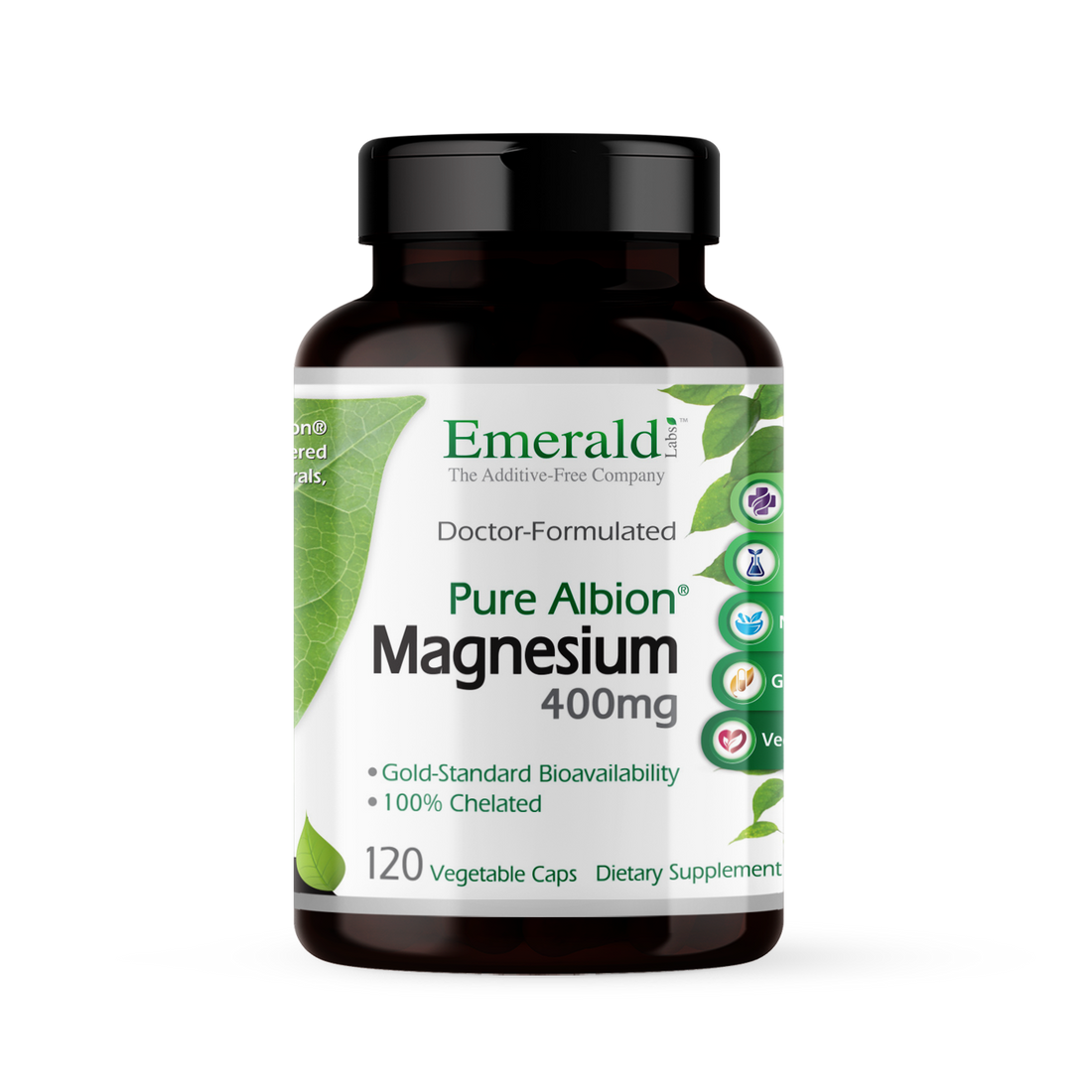 Emerald Labs - Magnesium 400 mg - 120 Veg Capsules