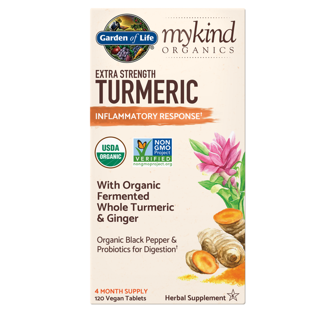 Garden of Life - Mykind Organics Turmeric Extra Strength - 120 Tablets