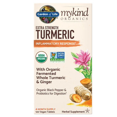 Garden of Life - Mykind Organics Turmeric Extra Strength - 120 Tablets