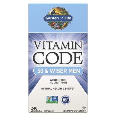 Garden of Life - Vitamin Code 50 &amp; Wiser Men Multivitamin