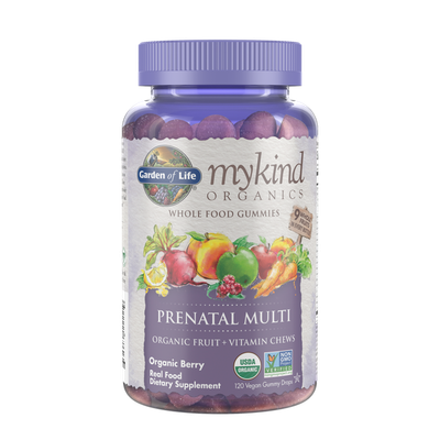 Garden of Life - Mykind Organics Prenatal Multivitamin Berry - 120 Gummies
