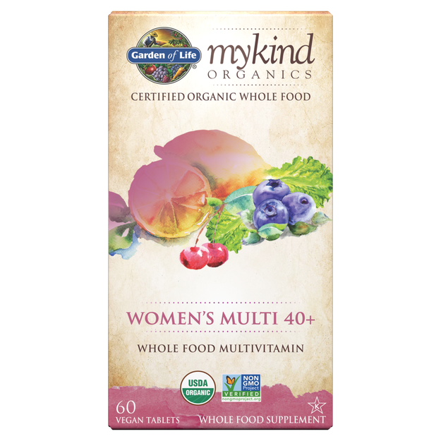 Garden of Life - Mykind Organics Women's Multi 40+ - 60 Tablets