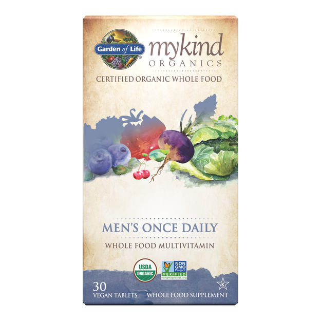Garden of Life - Mykind Organics Men's Once Daily Multivitamin - 30 Tablets