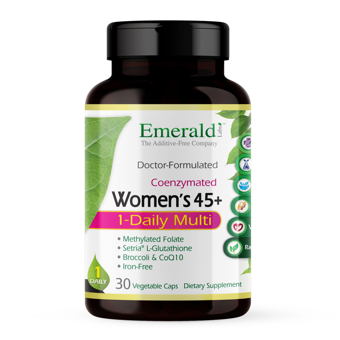 Emerald Labs - Women's 45+ 1 Daily Multivitamin - 30 Veg Capsules