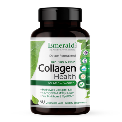 Emerald Labs - Collagen Health For Hair Skin &amp; Nails - 90 Veg Capsules