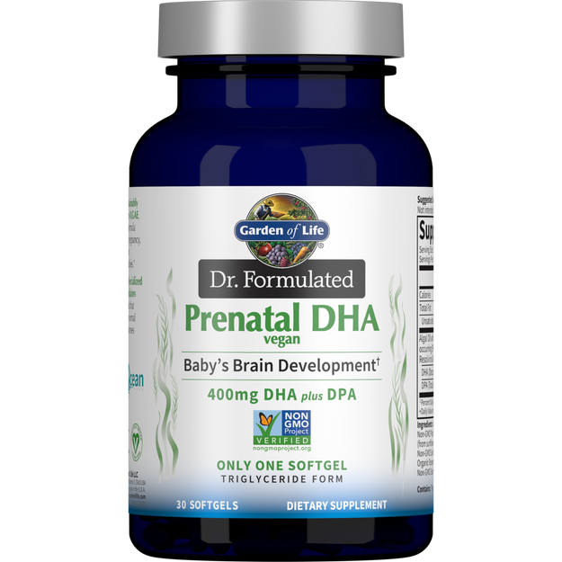 Garden of Life - Dr. Formulated Prenatal Dha Vegan 400 mg Dha Plus Dpa - 30 Softgels