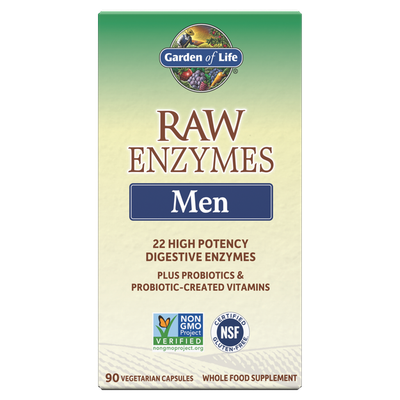 Garden of Life - Raw Enzymes Men - 90 Capsules