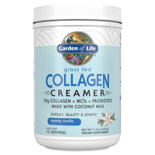 Garden of Life - Grass Fed Collagen Creamer Vanilla - 11.64 oz