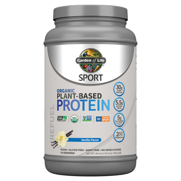 Garden of Life - Sport Organic Plant Based Protein Vanilla - 806 g