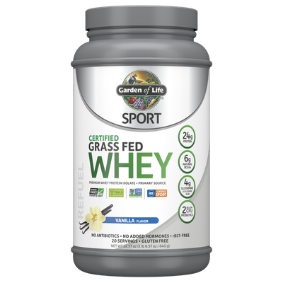 Garden of Life - Sport Grass Fed Whey Vanilla - 640 g Garden of Life - Sport Grass Fed Whey Vanilla - 640 g