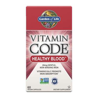 Garden of Life - Vitamin Code Healthy Blood - 60 Capsules Garden of Life - Vitamin Code Healthy Blood - 60 Capsules