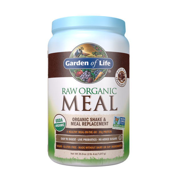 Garden of Life - Raw Organic Meal Chocolate - 1017 g