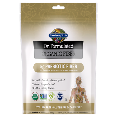 Garden of Life - Dr. Formulated Organic Fiber Unflavored- 192 grams Garden of Life - Dr. Formulated Organic Fiber Unflavored- 192 grams