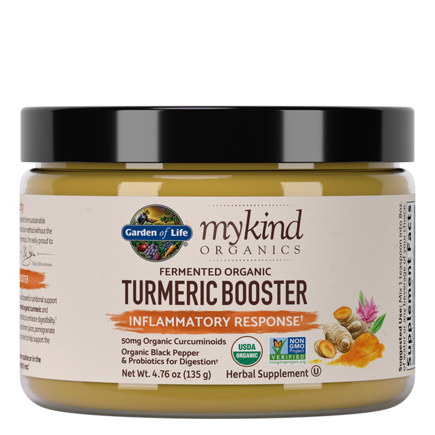Garden of Life - Fermented Organic Turmeric Booster Powder - 4.76 oz