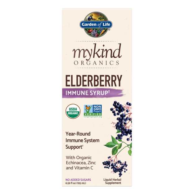 Garden of Life - Mykind Organics Elderberry Syrup - 6.59 oz