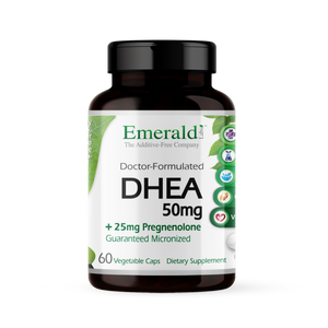 Emerald Labs - Pregnenolone 50 mg + Dhea 25 mg - 60 Veg Capsules