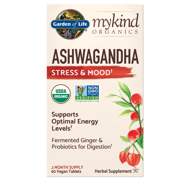 Garden of Life - Mykind Organics Ashwagandha - 60 Veg Tablets