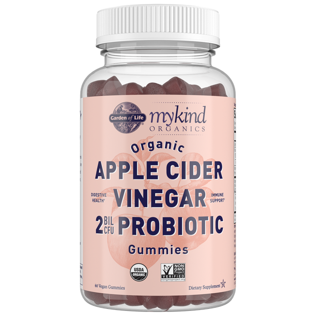 Garden of Life - Mykind Organics Apple Cider Vinegar Probiotic Gummy - 60 Gummies