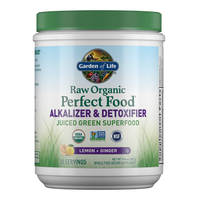 Garden of Life - Raw Organic Perfect Food Alkalizer &amp; Detoxifier Lemon-Ginger - 10 oz