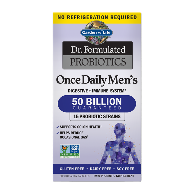 Garden of Life - Dr. Formulated Once Daily Men's Probiotic 50 Billion - 30 Veg Capsules
