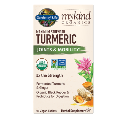 Garden of Life - Mykind Organics Turmeric Max Strength - 30 Tablets