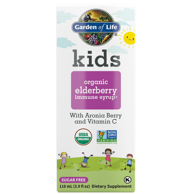Garden of Life - Kids Organic Elderberry Syrup - 3.9 fl oz