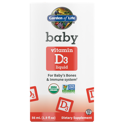 Garden of Life - Baby Vitamin D3 Liquid - 1.9 oz