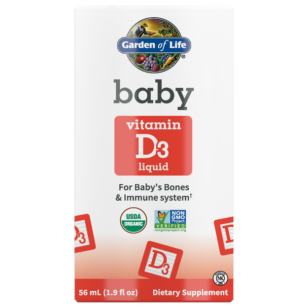 Garden of Life - Baby Vitamin D3 Liquid - 1.9 oz
