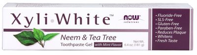 Now - Xyliwhite Neem &amp; Tea Tree Toothpaste - 6.4 oz