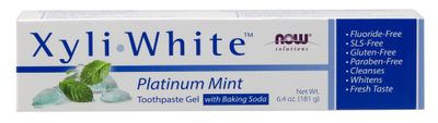 Now - Xyliwhite Mint Baking Soda Toothpaste - 6.4 oz